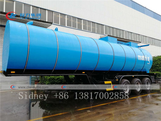 35cbm 3 Axle Bitumen Carbon Steel Tank Semi Trailer