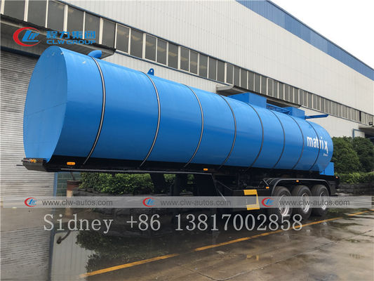 35cbm 3 Axle Bitumen Carbon Steel Tank Semi Trailer