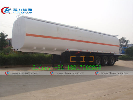 Three BPW-12T Axle 55000L 40T Oil Tanker Trailer