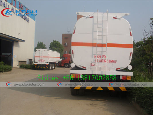 Three BPW-12T Axle 55000L 40T Oil Tanker Trailer