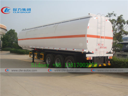 Three BPW-12T Axle 55000L 40T Oil Tanker Trailer