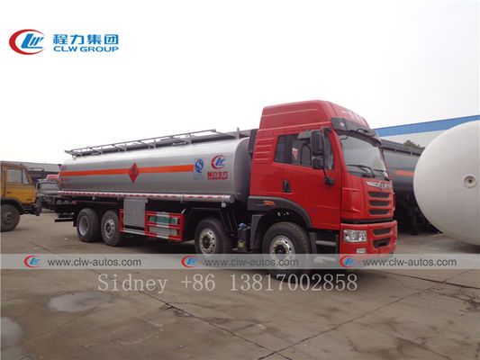 FAW 8X4 30000L Fuel Delivery Tank Truck With Flow Meter