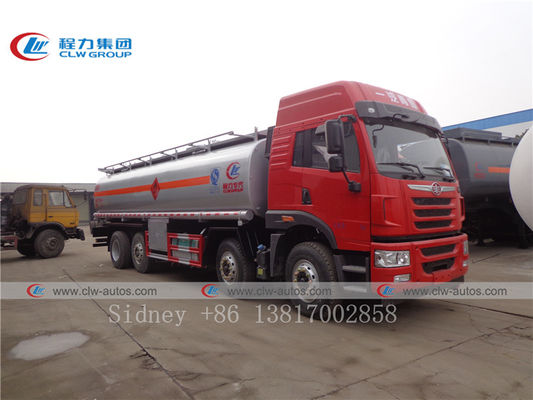 FAW 8X4 30000L Fuel Delivery Tank Truck With Flow Meter