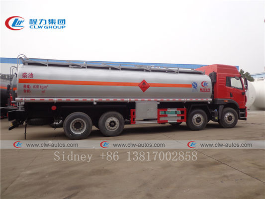 FAW 8X4 30000L Fuel Delivery Tank Truck With Flow Meter