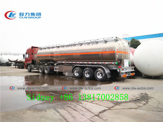 LHD RHD Tri Axle 47cbm Aluminum Alloy Diesel Tank Truck