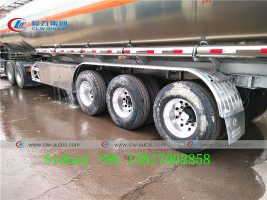 LHD RHD Tri Axle 47cbm Aluminum Alloy Diesel Tank Truck