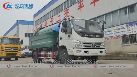 Foton Forland 8000L 4X2 Vacuum Sewage Suction Truck