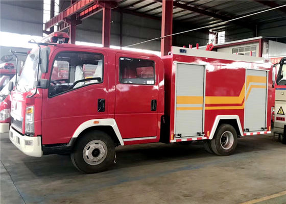 RHD Sinotruk HOWO 4X2 Fire Rescue Truck With YUCHAI Engine