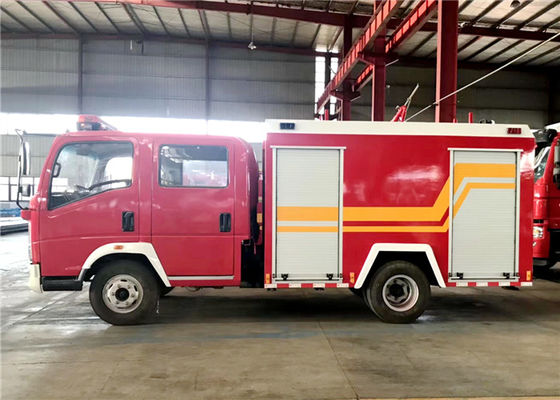 RHD Sinotruk HOWO 4X2 Fire Rescue Truck With YUCHAI Engine