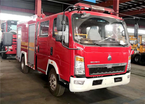 RHD Sinotruk HOWO 4X2 Fire Rescue Truck With YUCHAI Engine