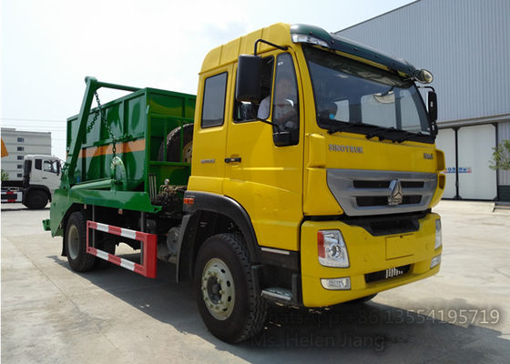 Sinotruck HOMAN 4X2 220HP 8cbm Skip Loader Container Garbage Truck