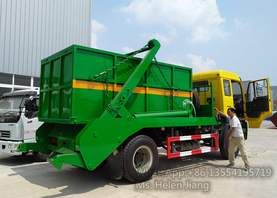 Sinotruck HOMAN 4X2 220HP 8cbm Skip Loader Container Garbage Truck