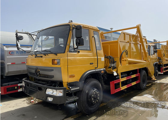 Dongfeng 4X2 170HP 10cbm Swing Arm Skip Loader Garbage Truck