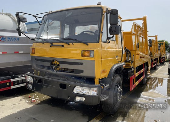 Dongfeng 4X2 170HP 10cbm Swing Arm Skip Loader Garbage Truck