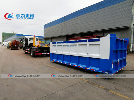 Sinotruk 10t Hook Lift Garbage Truck With Hydraulic Tipping Box