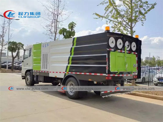 12T Dongfeng Vacuum Road Cleaning Truck With Separated Suction Hoses