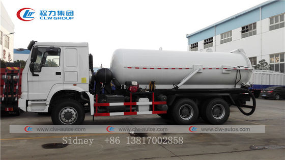 Sinotruk HOWO 6X4 336HP 12000L Vacuum Sewage Suction Truck