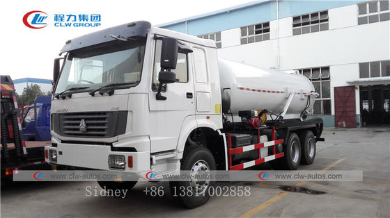 Sinotruk HOWO 6X4 336HP 12000L Vacuum Sewage Suction Truck