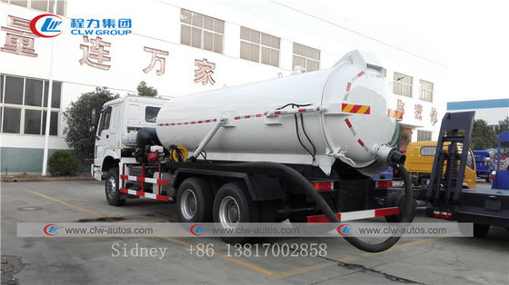 Sinotruk HOWO 6X4 336HP 12000L Vacuum Sewage Suction Truck