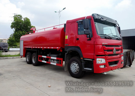 Sinotruk HOWO 6X4 371HP Fire Fighting Truck With 20000L Water Tank