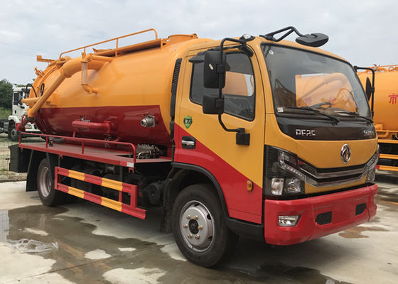 Dongfeng 4X2 LHD 8500Pa Vacuum Sewage Suction Truck