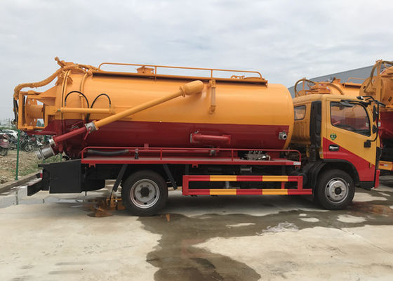 Dongfeng 4X2 LHD 8500Pa Vacuum Sewage Suction Truck