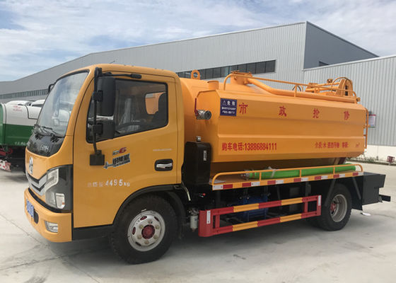 RHD 5m3 Vacuum Sewage Suction Truck With Jurop Vacuum Pump