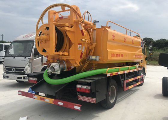 RHD 5m3 Vacuum Sewage Suction Truck With Jurop Vacuum Pump