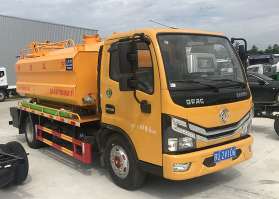 RHD 5m3 Vacuum Sewage Suction Truck With Jurop Vacuum Pump