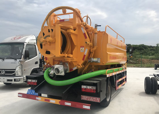 RHD 5m3 Vacuum Sewage Suction Truck With Jurop Vacuum Pump