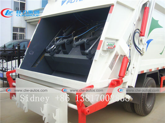 Foton Ollin 8cbm 4X2 Compactor Garbage Truck For City Trash Collection