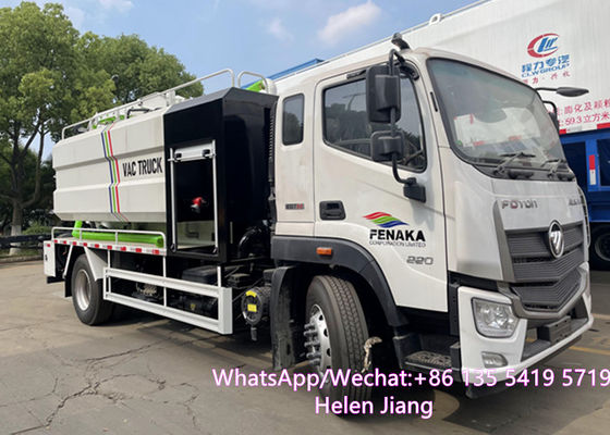 RHD FOTON HOWO JAC 4x2 12 Tons Vacuum Sewage Suction Truck