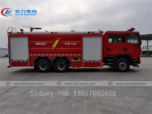 380HP HOWO 6x4 Fire Pumper Truck With Water And Foam Tank