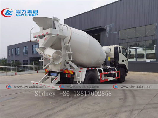 Foton Rowor 4х2 5.5cbm Cement Mixer Truck With Q345 Steel Tank