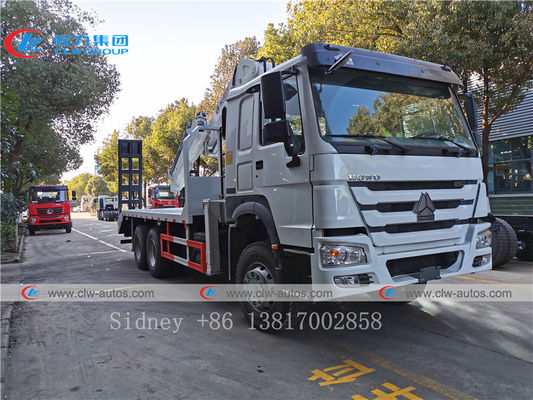 Sinotruk HOWO 6x4 10T Folding Boom Truck Mounted Crane