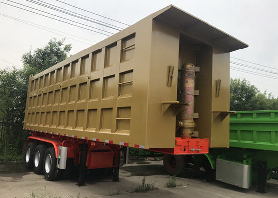 3 FUWA Axle 40 Ton 45 Ton 50 Ton Tipper Semi Trailer