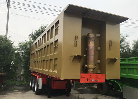 3 FUWA Axle 40 Ton 45 Ton 50 Ton Tipper Semi Trailer