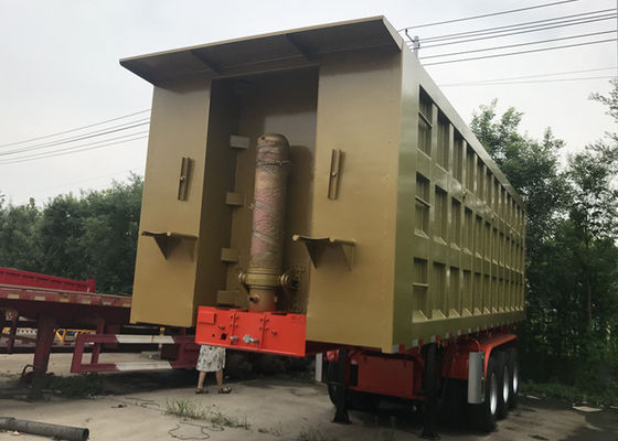 3 FUWA Axle 40 Ton 45 Ton 50 Ton Tipper Semi Trailer