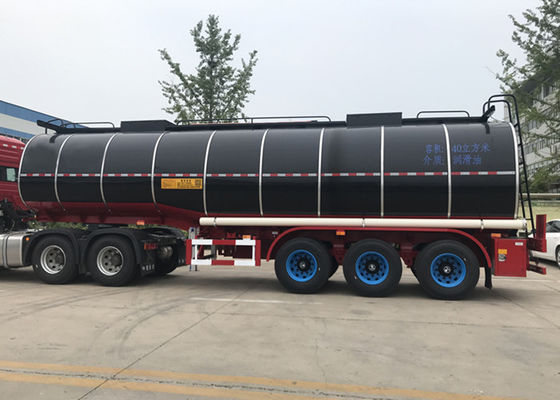 Tri Axle 25m3 40m3 Lubricating Oil Tank Semi Trailer