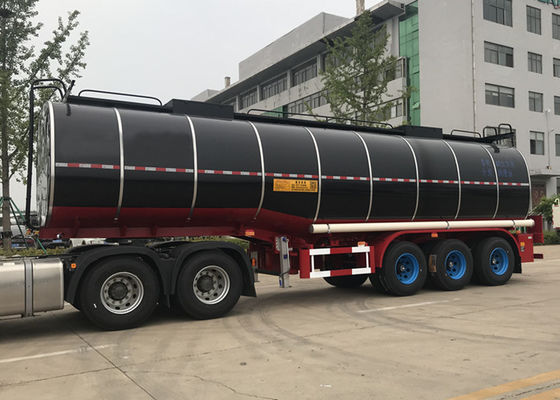 Tri Axle 25m3 40m3 Lubricating Oil Tank Semi Trailer