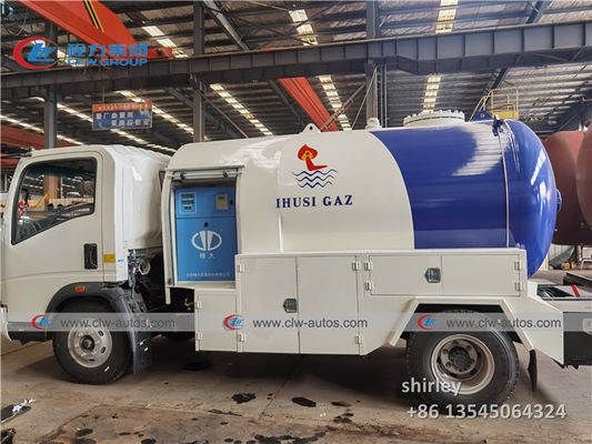 Sinotruk Howo 2MT 5000L LPG Bobtail Tanker Truck