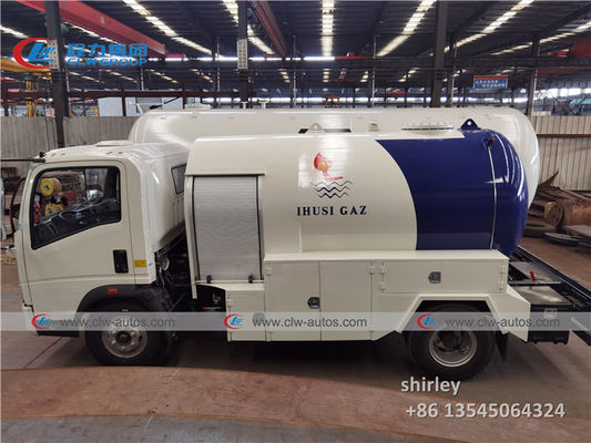 Sinotruk Howo 2MT 5000L LPG Bobtail Tanker Truck