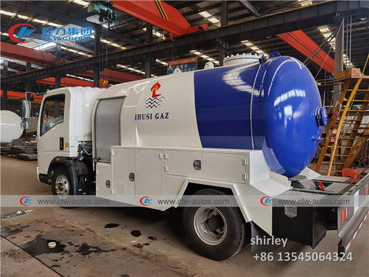 Left Hand Drive 5000L 2MT LPG Transport Truck