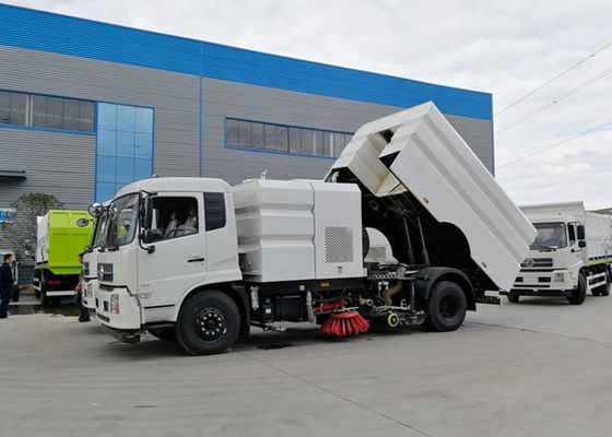 Dongfeng 6 Wheeler 190HP 8cbm Street Sweeper Vacuum Truck