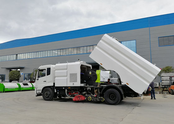 Dongfeng 6 Wheeler 190HP 8cbm Street Sweeper Vacuum Truck