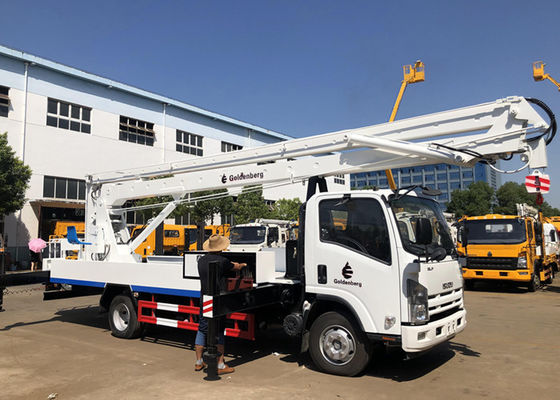 Japan ISUZU 4x2 6 Wheeler 20 22 Meter Telescopic Boom Lift Truck