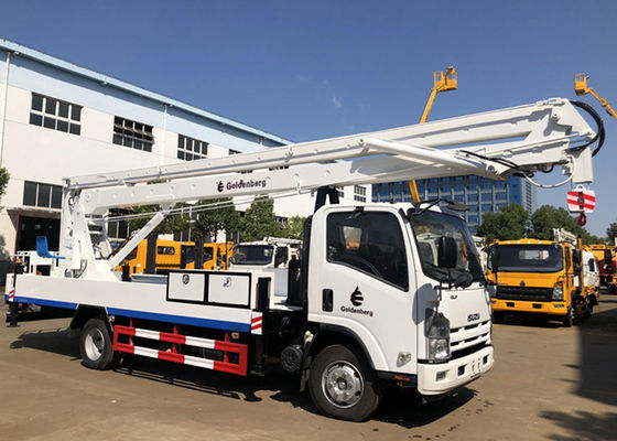 Japan ISUZU 4x2 6 Wheeler 20 22 Meter Telescopic Boom Lift Truck