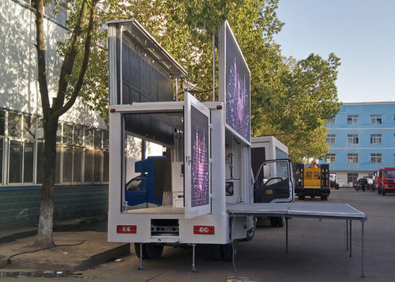 HOWO 4x2 Mobile Stage Truck With LED Billboard