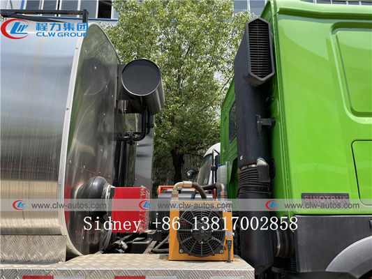 HOWO 6x4 Q304-2B Stainless Steel Asphalt Paving Truck