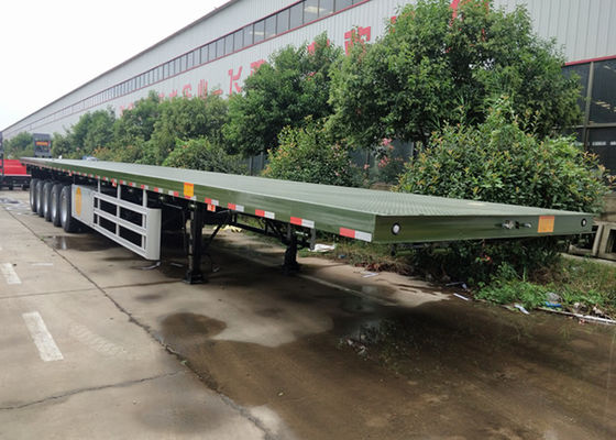 5 Axle 60T 100T Container Loading Flatbed Semi Trailer